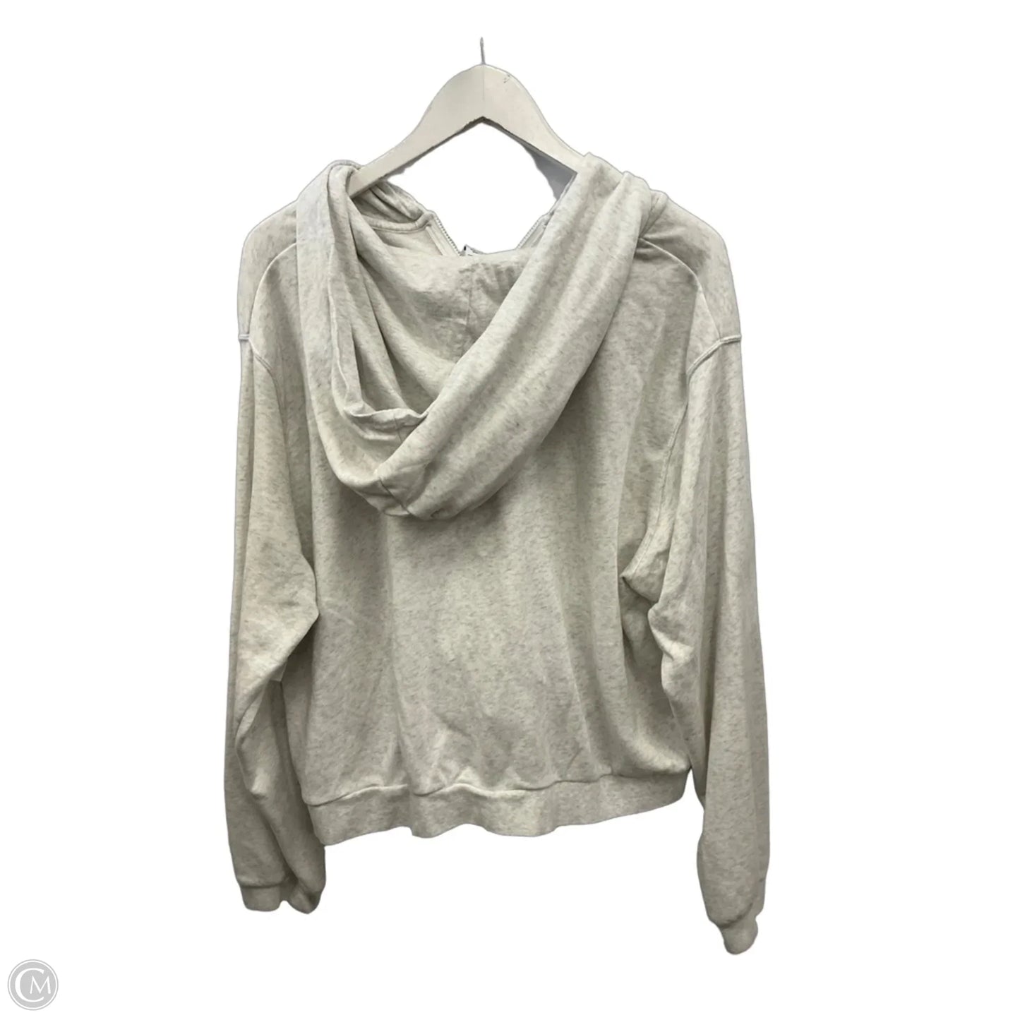 Athletic Sweatshirt Hoodie By Nike Apparel In Grey, Size: Xl