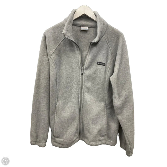 Jacket Fleece By Columbia In Grey, Size: Xxl