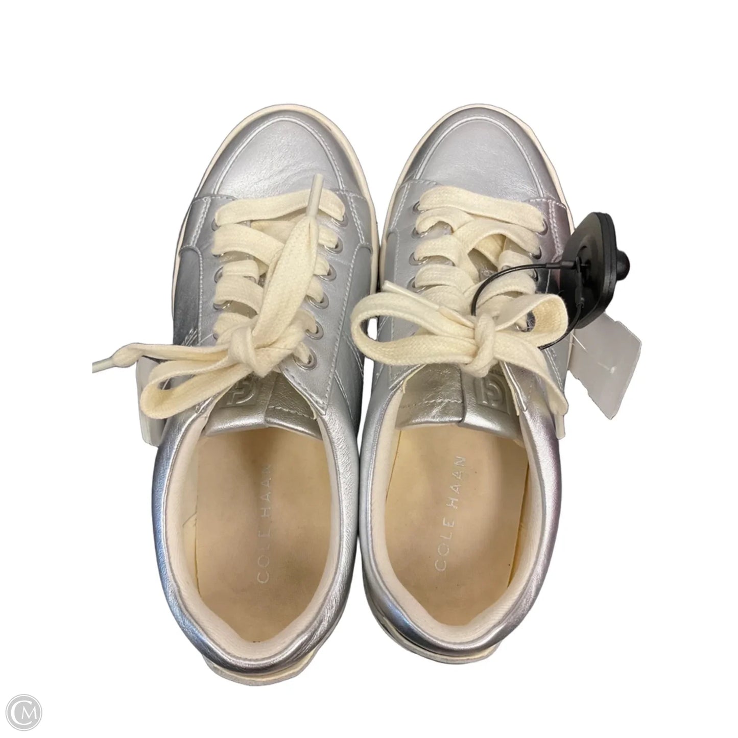 Shoes Heels Platform By Cole-haan In Silver, Size: 7.5