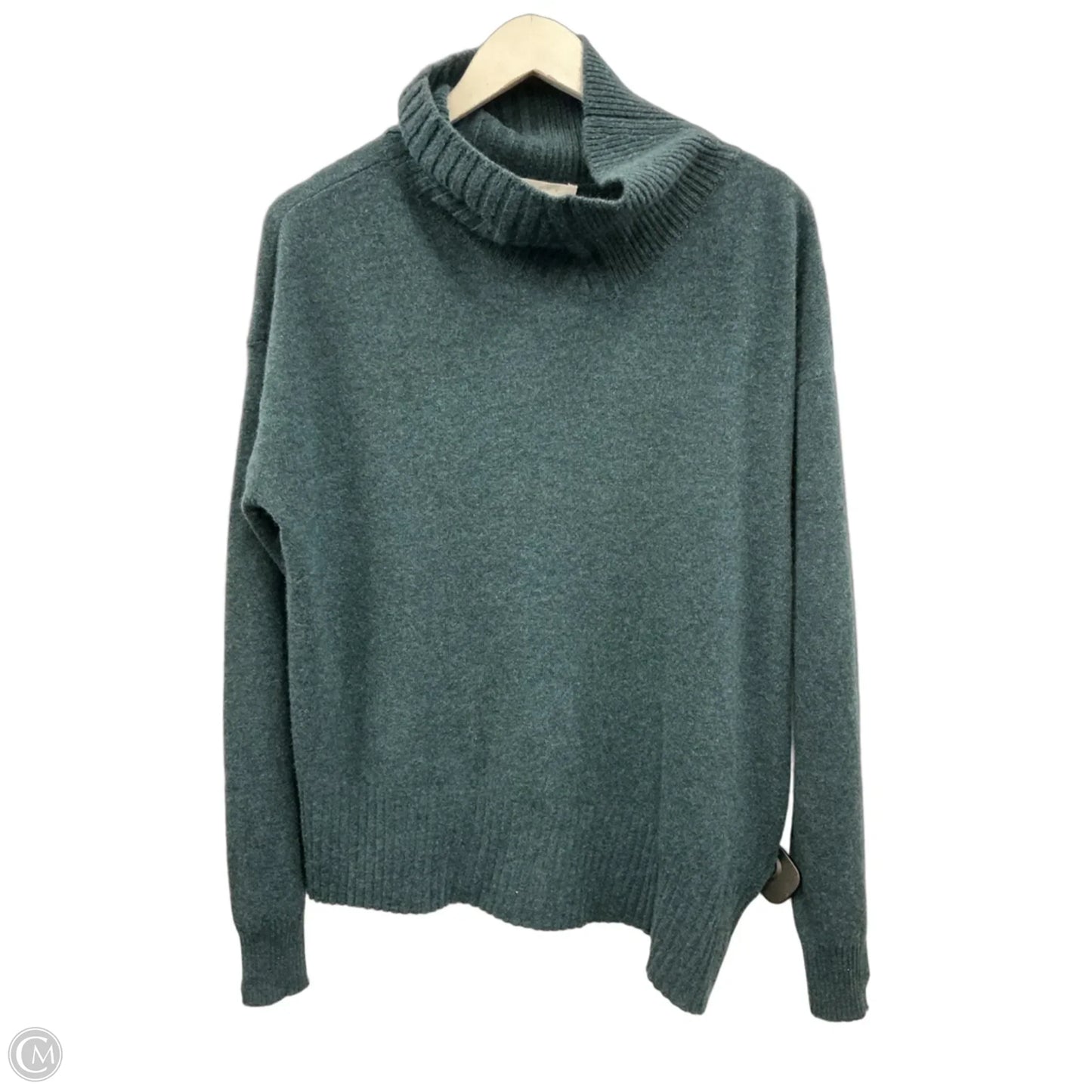 Sweater Cashmere By Clothes Mentor In Teal, Size: M