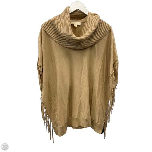 Poncho By Michael By Michael Kors In Tan, Size: M