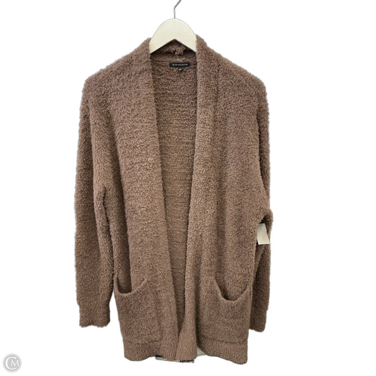 Sweater Cardigan By Staccato In Mauve, Size: L