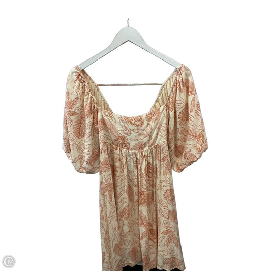 Dress Casual Short By By Together In Orange, Size: S