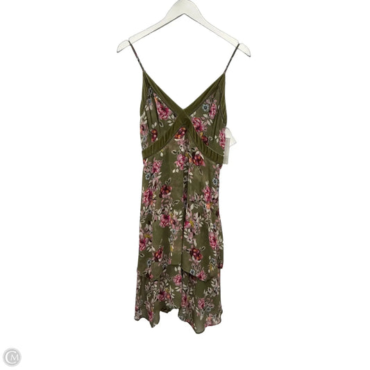 Dress Casual Midi By White House Black Market In Green, Size: M