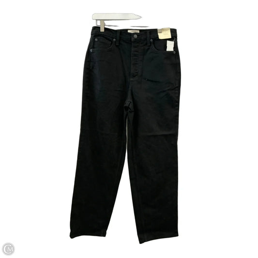 Jeans Straight By Universal Thread In Black Denim, Size: 10