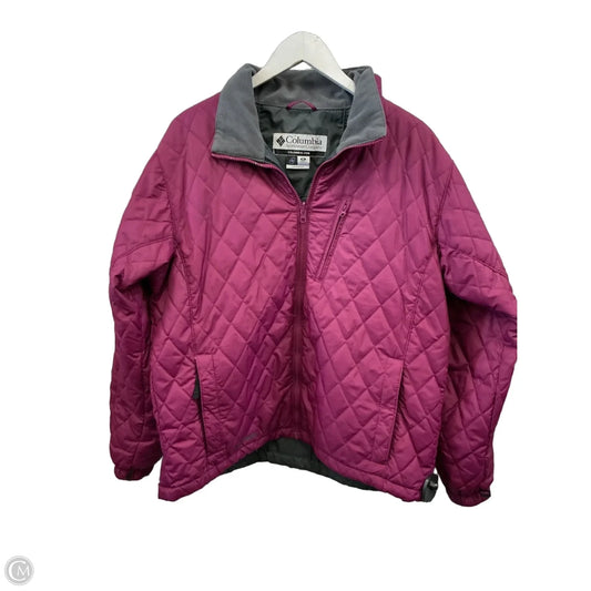 Jacket Puffer & Quilted By Columbia In Purple, Size: Xl