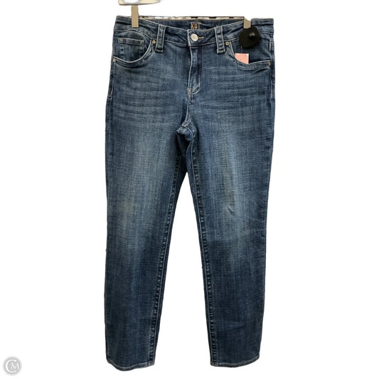 Jeans Straight By Kut In Blue Denim, Size: 8