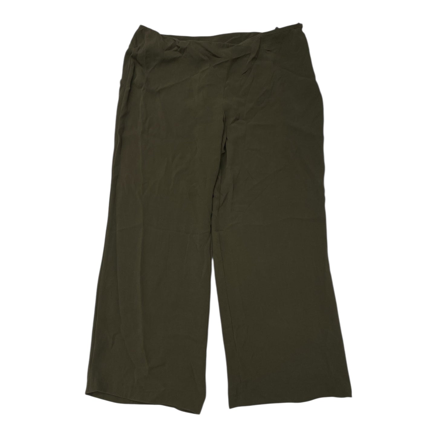 Pants Designer By Eileen Fisher In Green, Size:Xl