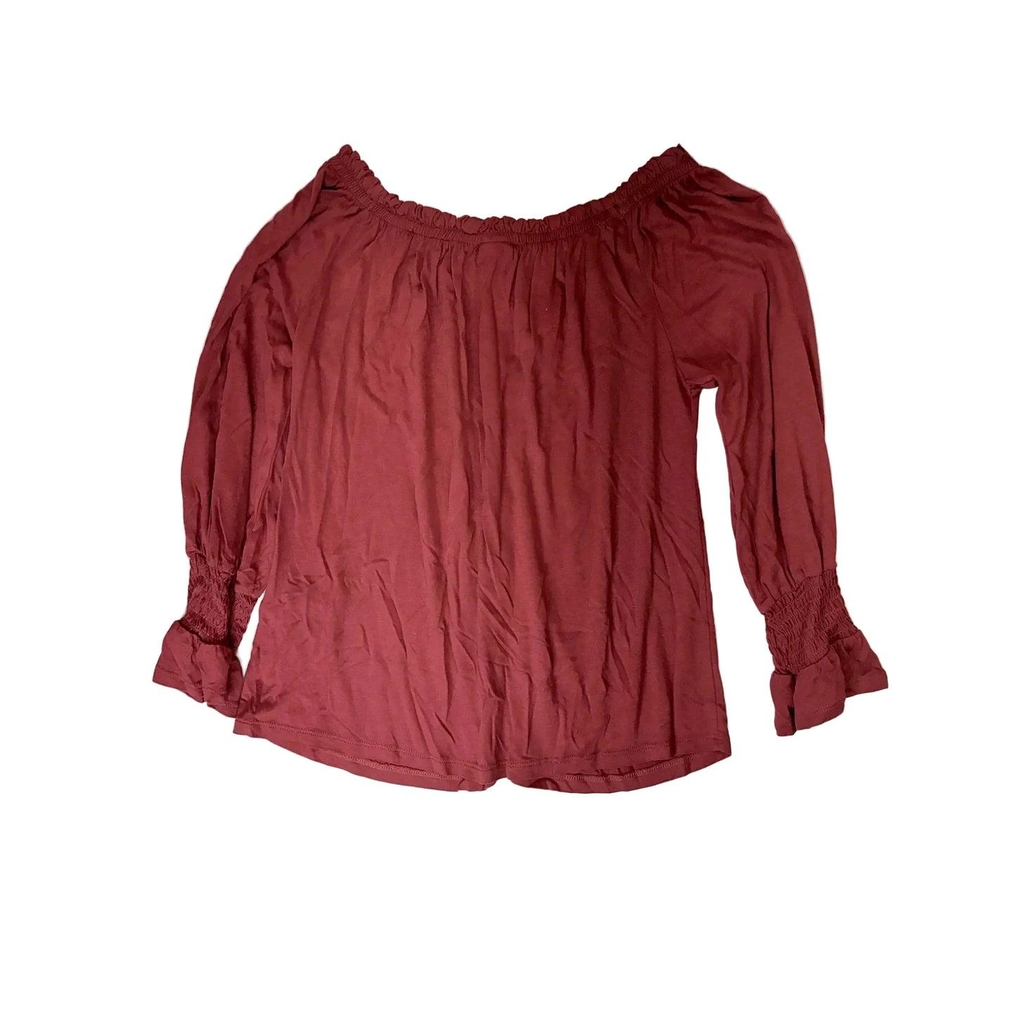 Top Long Sleeve By Lascana In Pink, Size: S