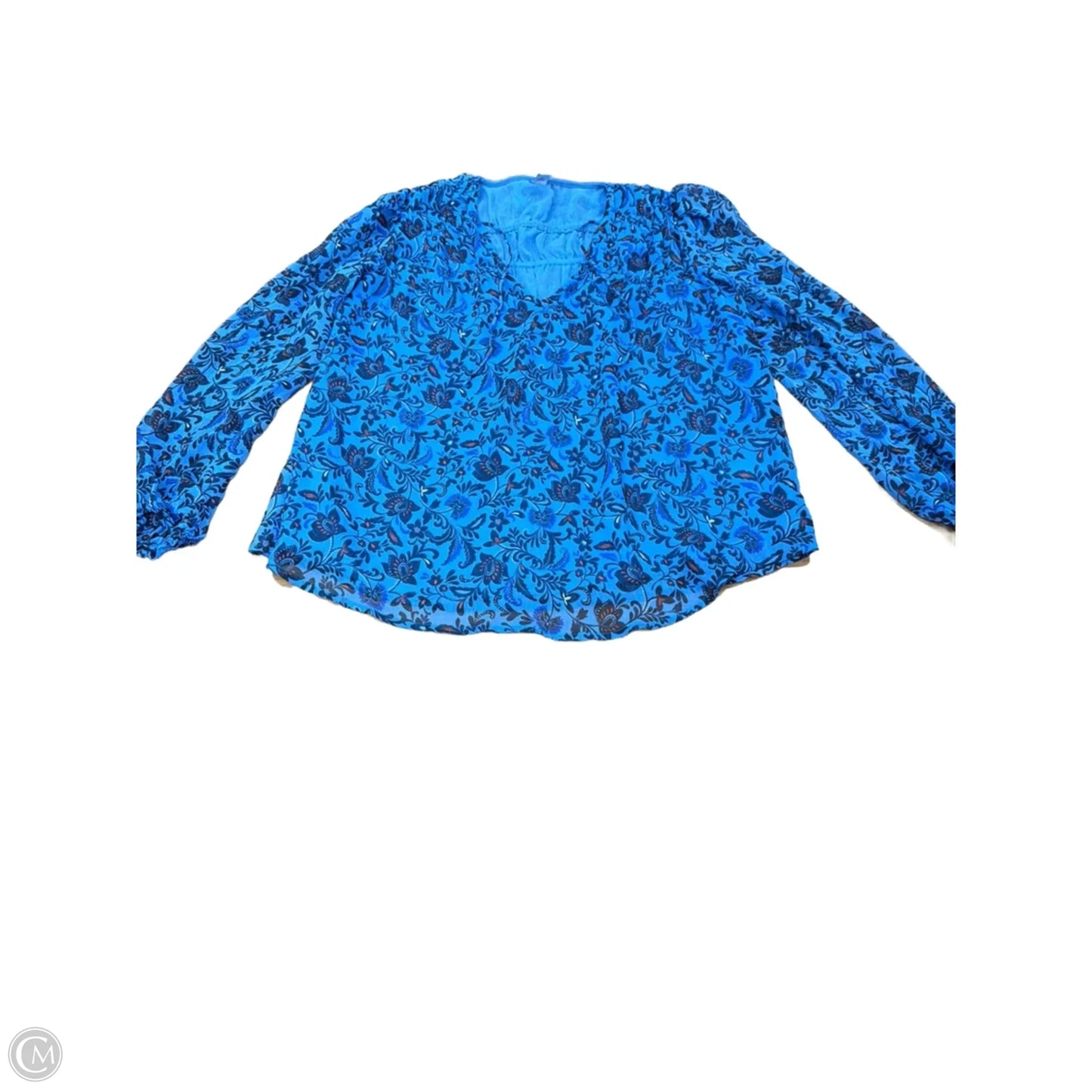 Top Long Sleeve By Old Navy In Blue, Size: Xs