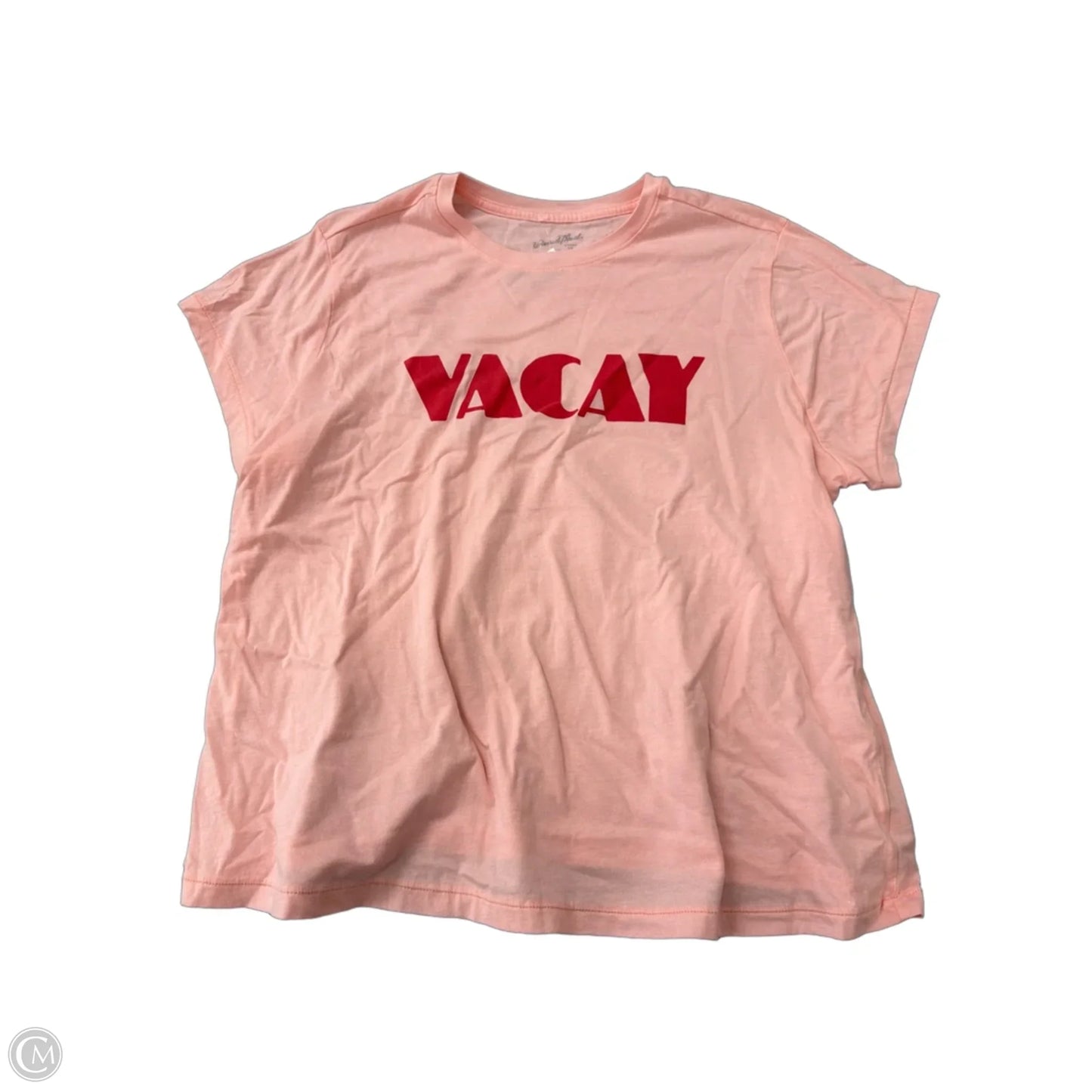 Top Short Sleeve Basic By Universal Standard In Pink, Size: 2x