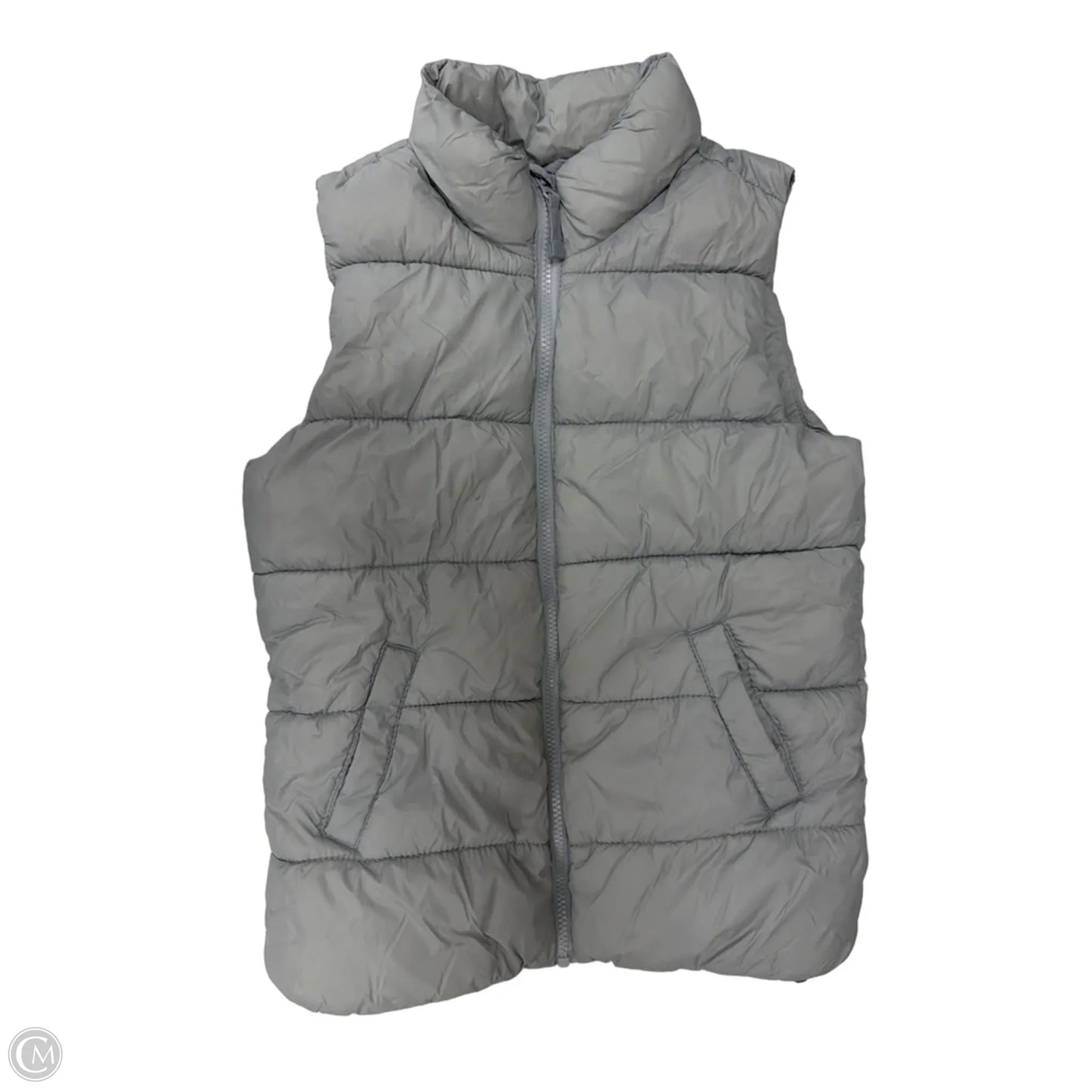 Vest Puffer & Quilted By Old Navy In Grey, Size: Xl