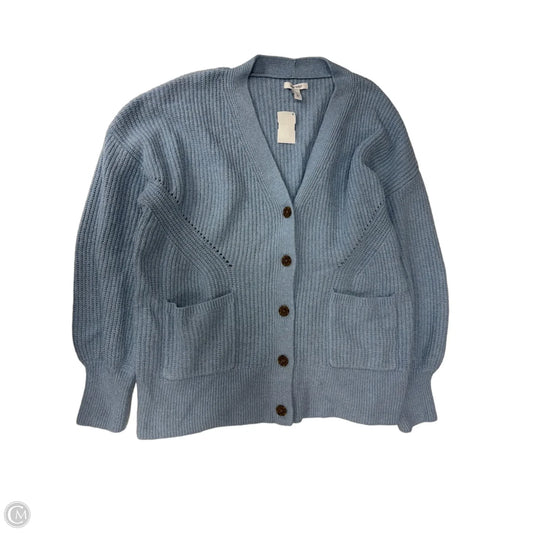 Sweater Cardigan By Nine West In Blue, Size: Xl