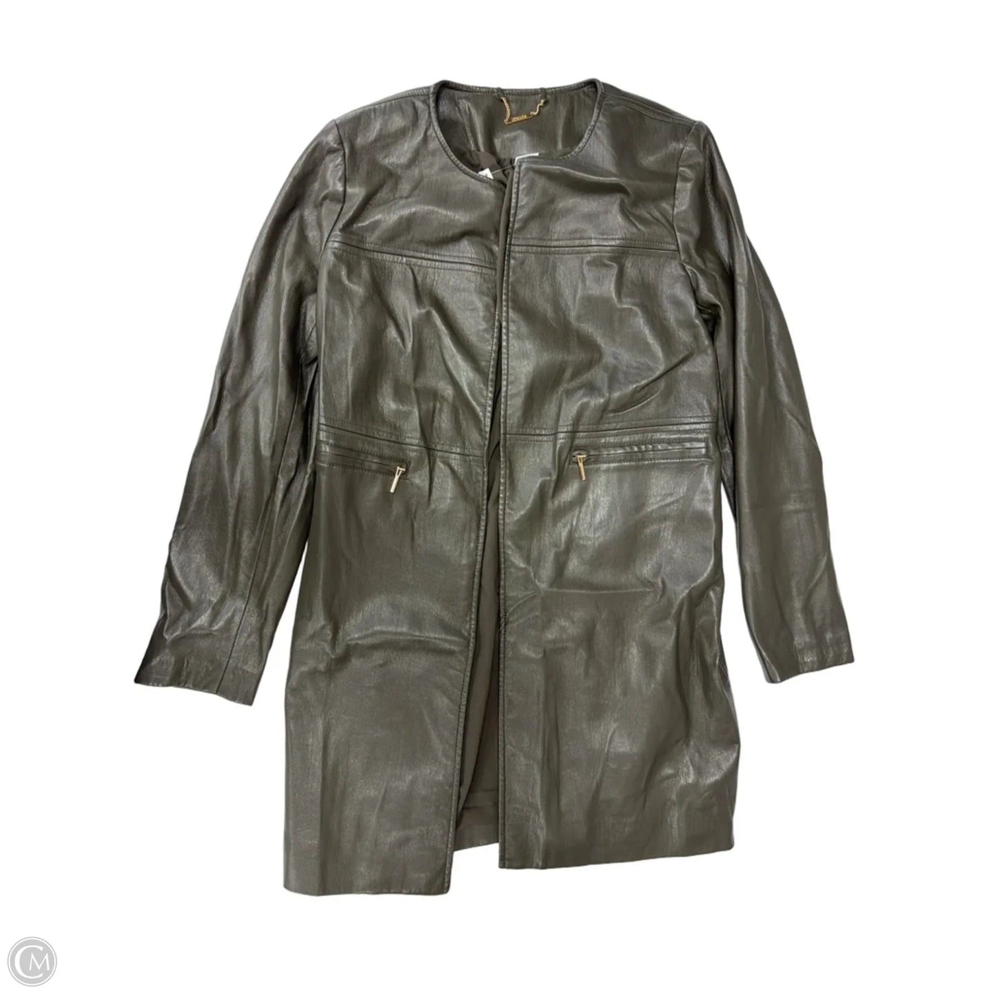 Jacket Other By Chicos In Green, Size: Xs