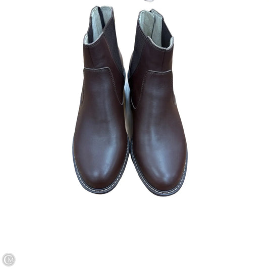 Boots Ankle Flats By Alegria In Brown, Size: 9.5