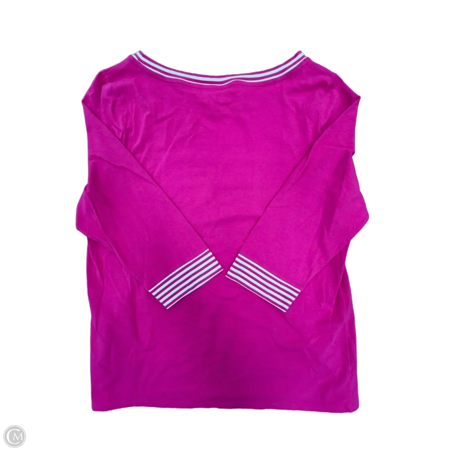 Top Long Sleeve By Talbots In Pink, Size: Xl
