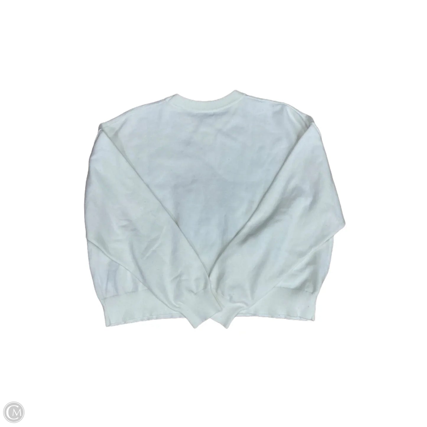 Sweater By Clothes Mentor In White, Size: L