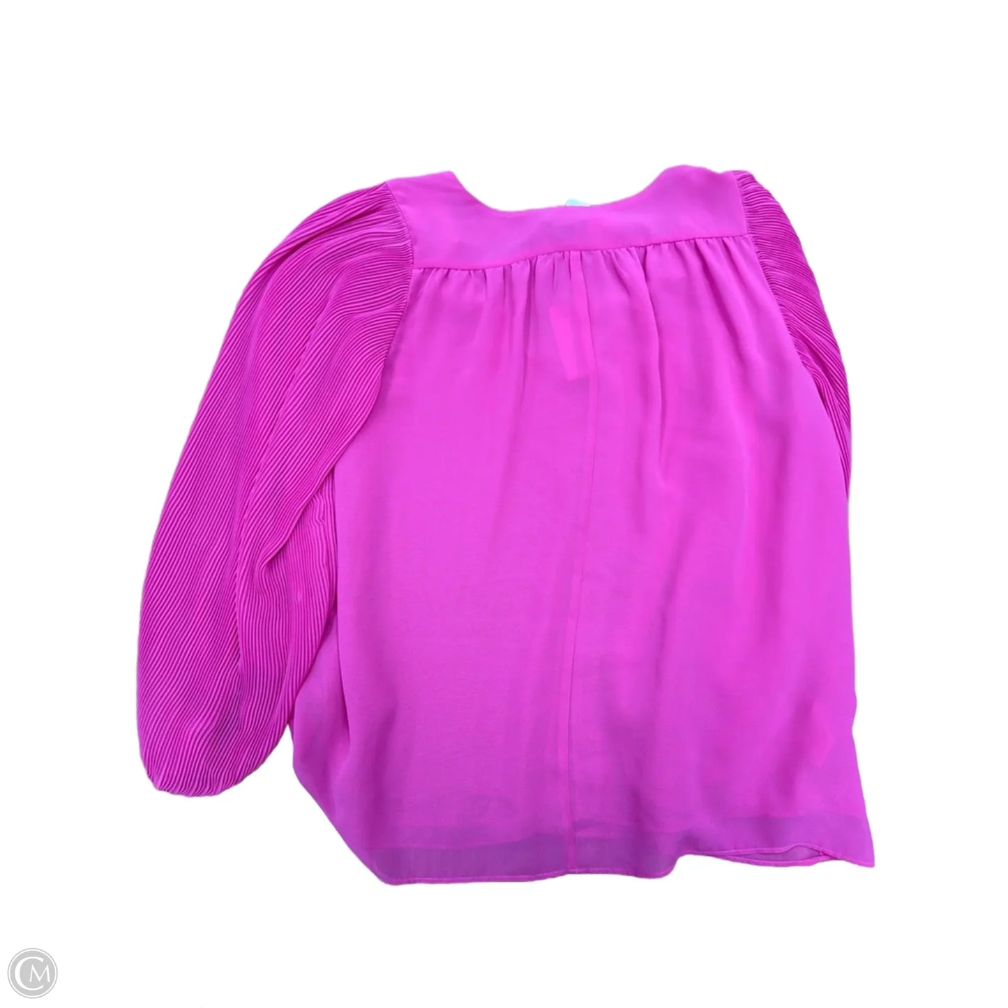 Top Long Sleeve By Ann Taylor In Pink, Size: M