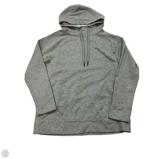 Athletic Sweatshirt Hoodie By Athleta In Grey, Size: M