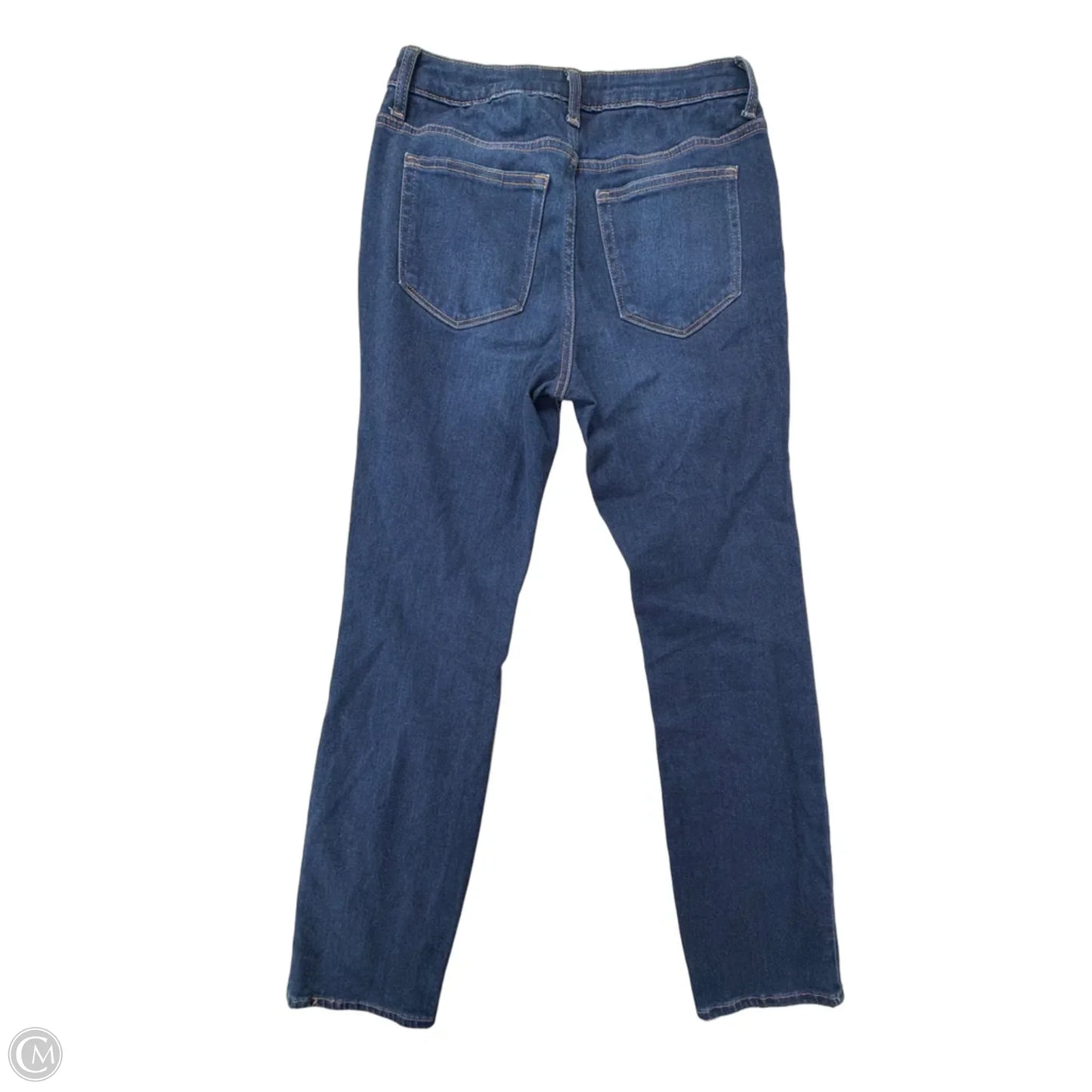 Jeans Straight By Members Mark In Blue Denim, Size: 4
