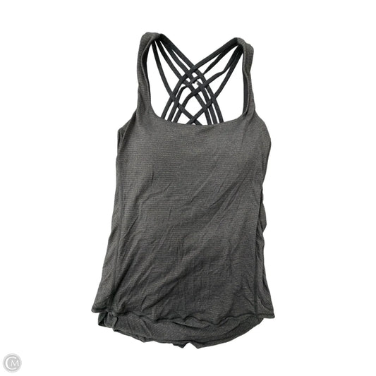Athletic Tank Top By Lululemon In Grey, Size: L