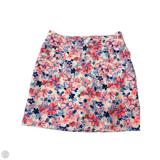 Skirt Designer By Lilly Pulitzer In Floral Print, Size: M