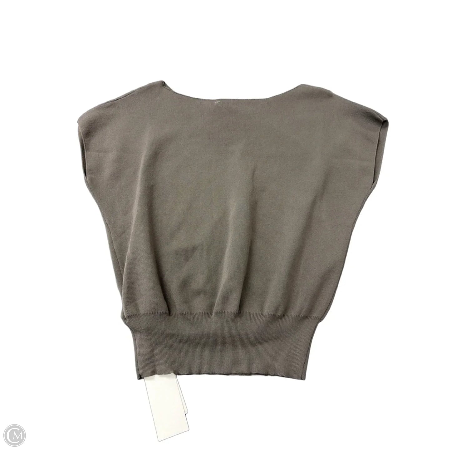 Sweater Short Sleeve By Dazy In Grey, Size: Xl