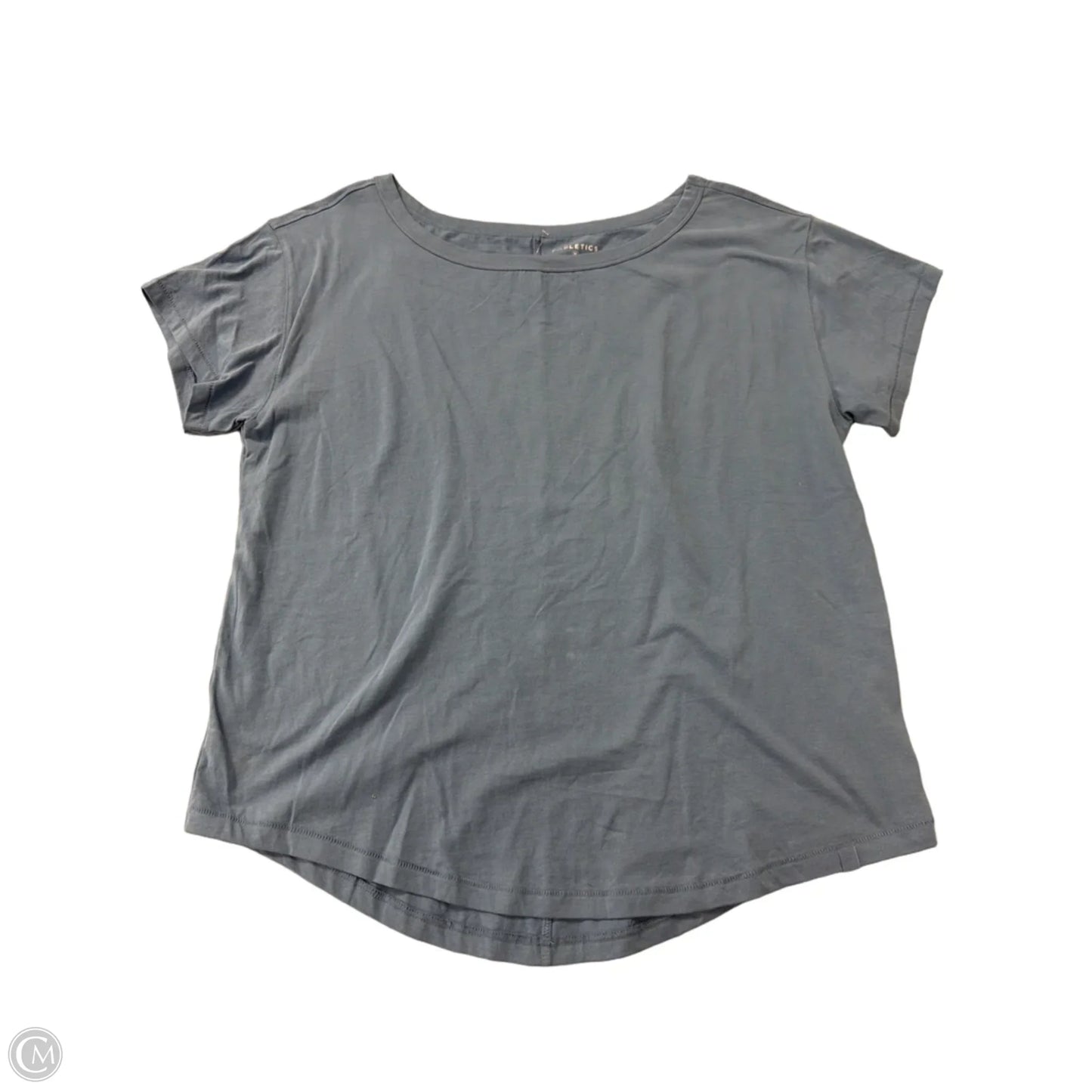 Athletic Top Short Sleeve By Fabletics In Blue, Size: M