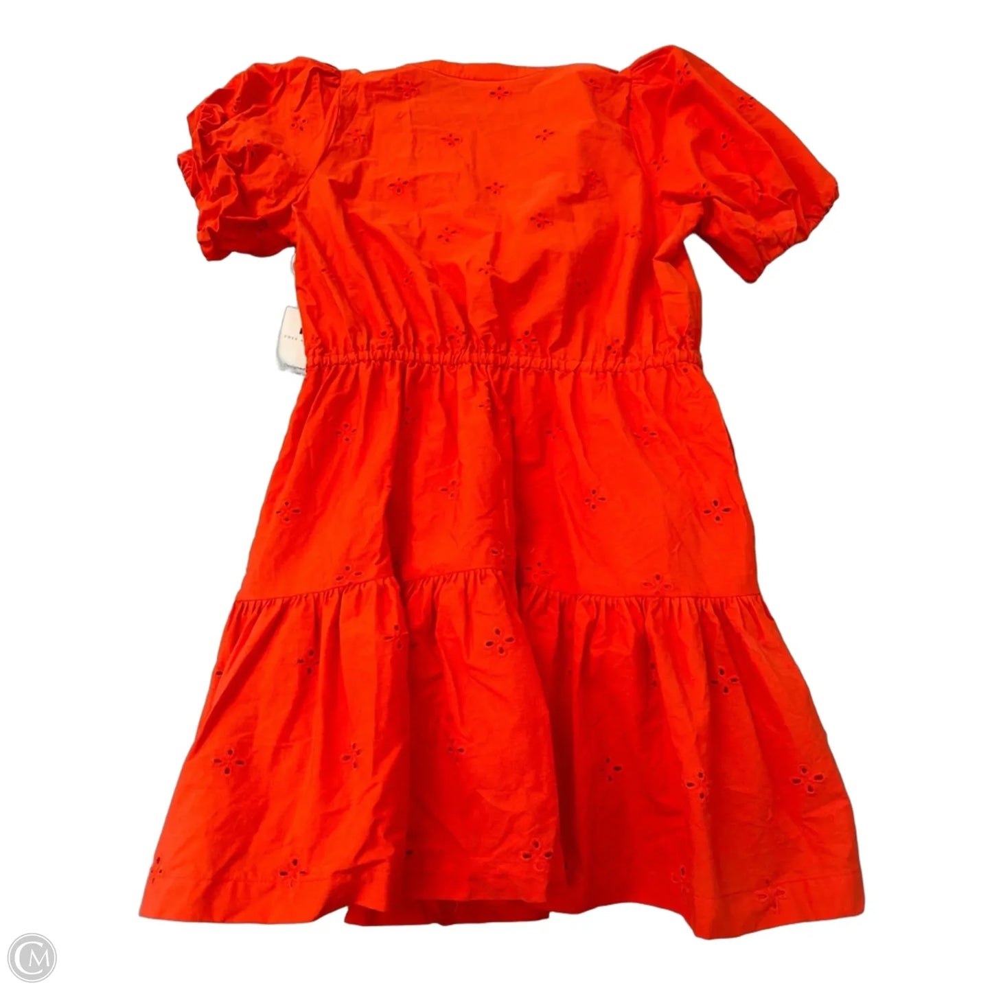 Dress Casual Midi By Free Assembly In Orange, Size: M