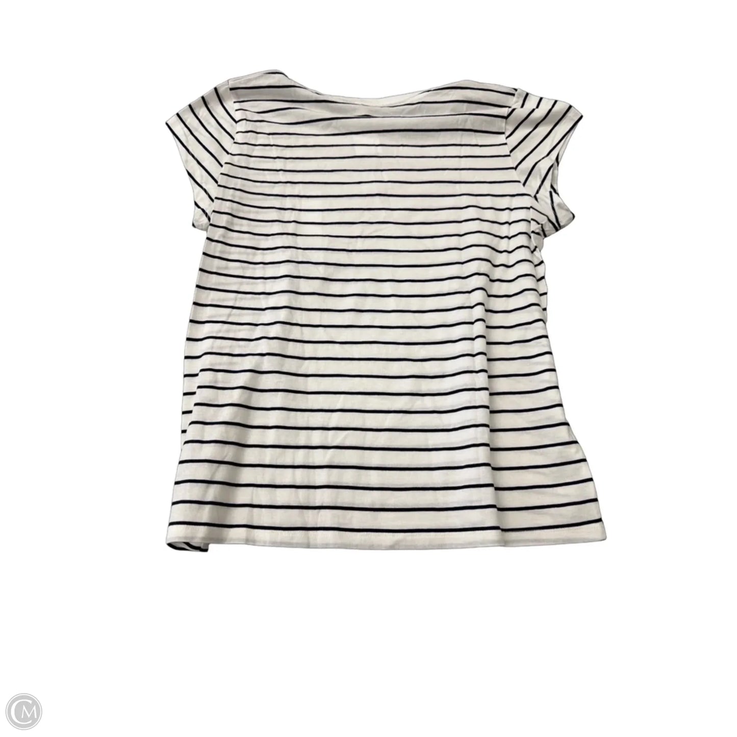 Top Short Sleeve By Universal Thread In Striped Pattern, Size: Xl