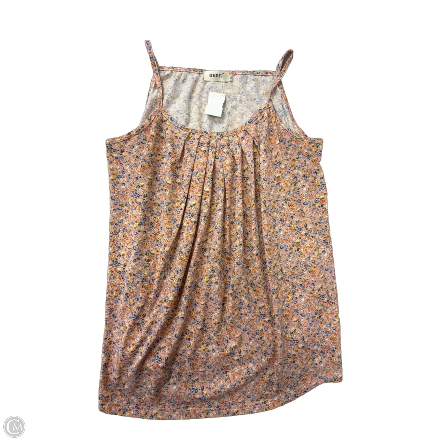 Top Cami By Depei In Floral Print, Size: Xl