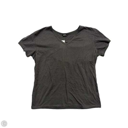 Top Short Sleeve Basic By Clothes Mentor In Grey, Size: Xl