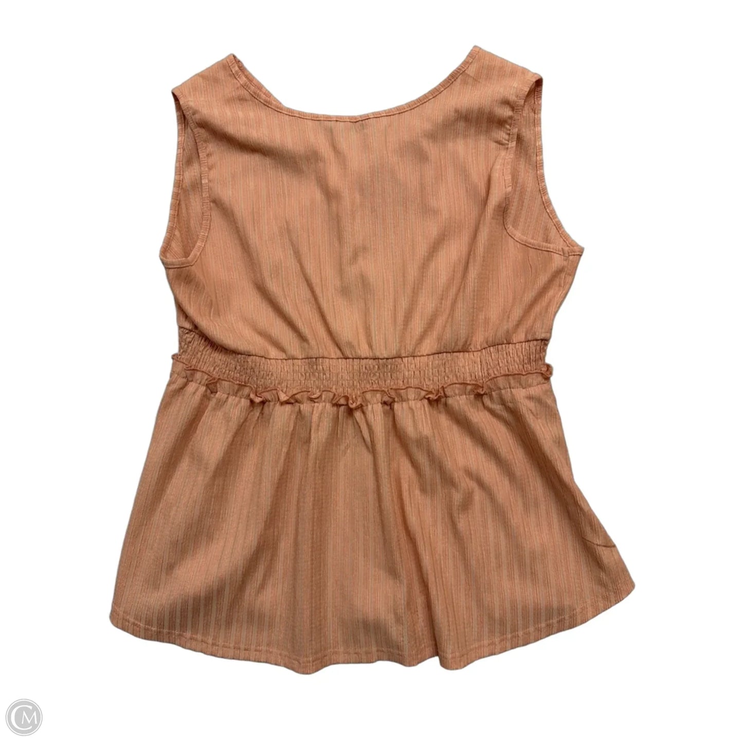 Top Sleeveless By Bloomchic In Coral, Size: 1x