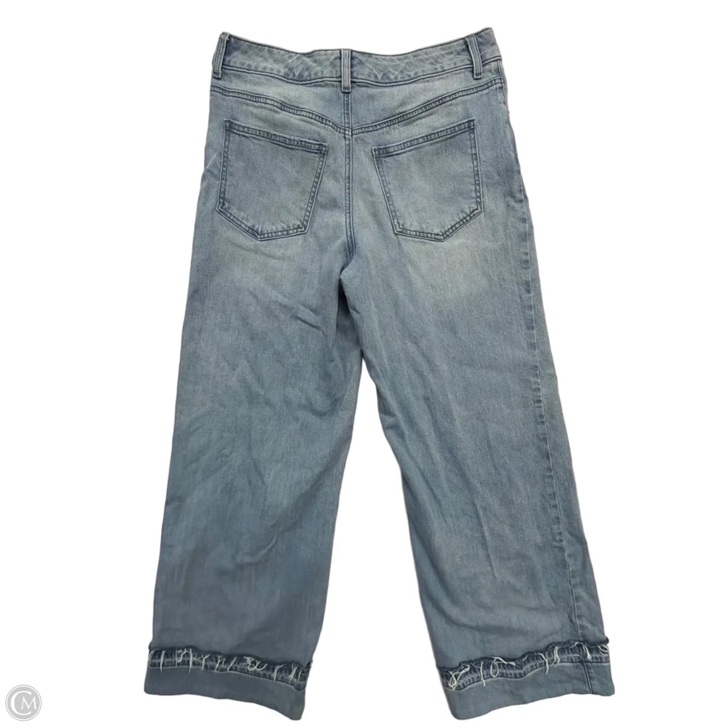 Jeans Wide Leg By Talbots In Blue Denim, Size: 4