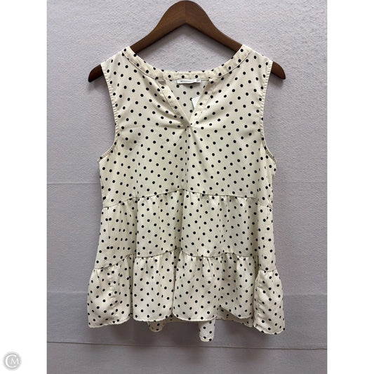 Tunic Short Sleeve By Staccato In Polkadot Pattern, Size: S