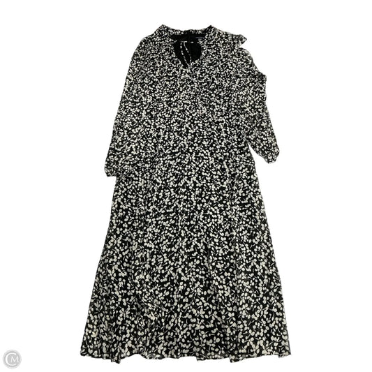 Dress Casual Maxi By Tommy Hilfiger In Black & White, Size: S
