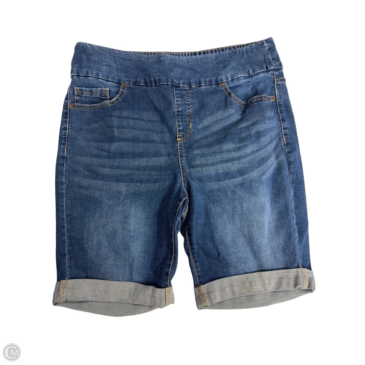 Shorts By Terra & Sky In Blue Denim, Size: 14