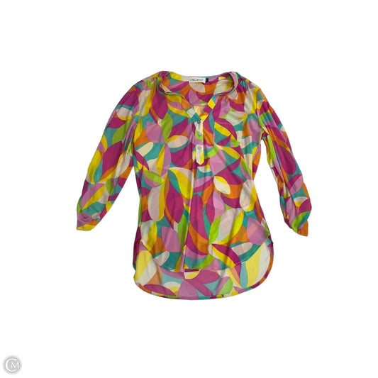 Top Long Sleeve By Accent In Multi-colored, Size: M