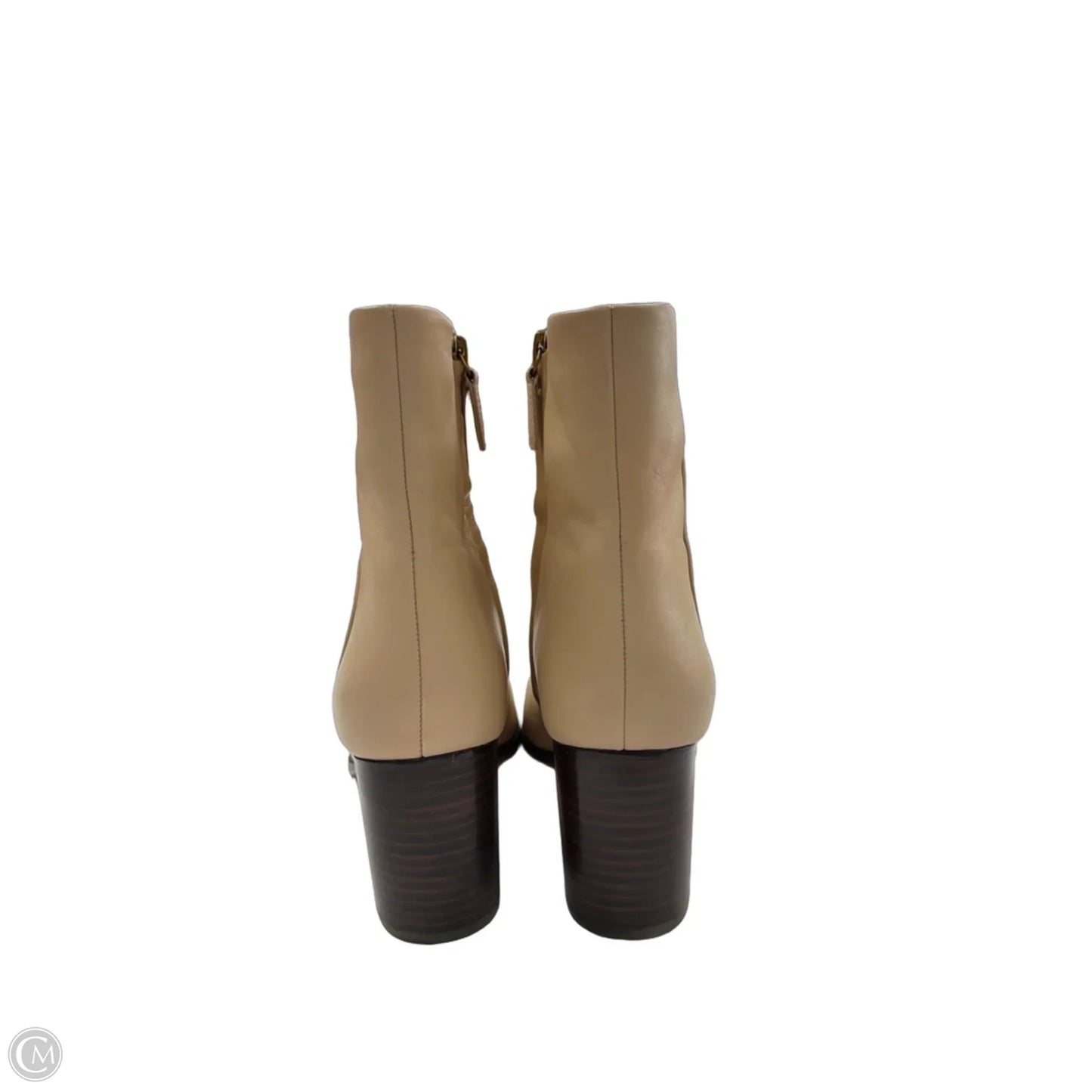 Boots Ankle Heels By J. Crew In Beige, Size: 10.5