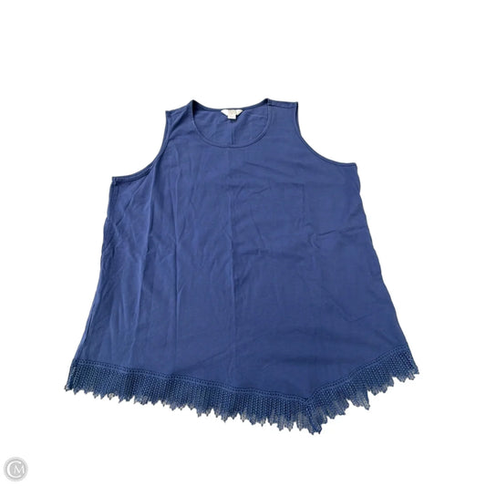 Tank Top By Cj Banks In Blue, Size: 2x