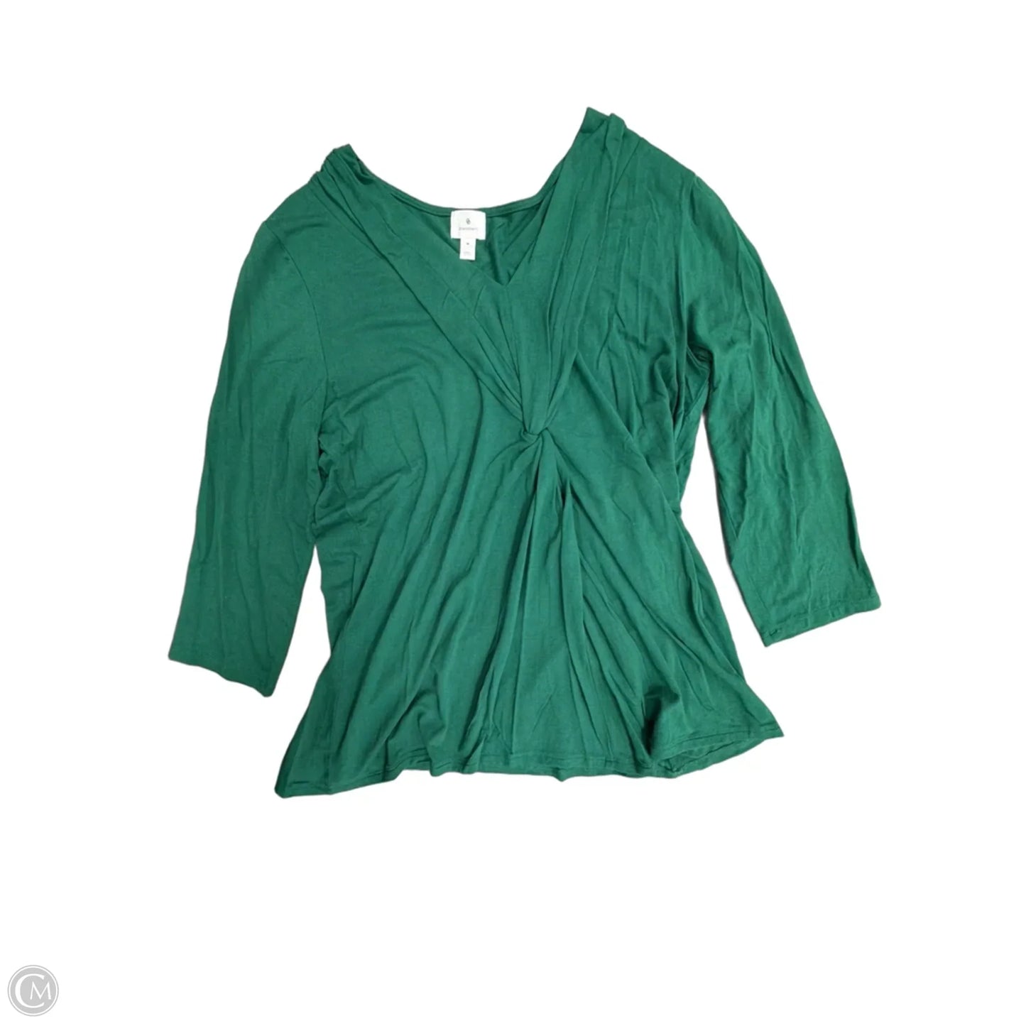 Top Long Sleeve By Dressbarn In Green, Size: M