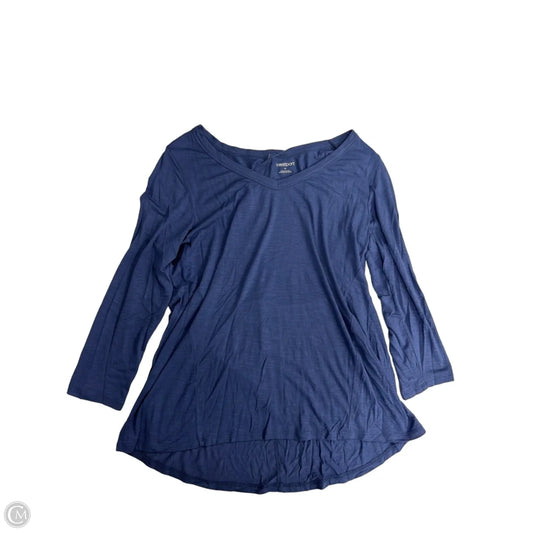 Top Long Sleeve Basic By Westport In Blue, Size: M