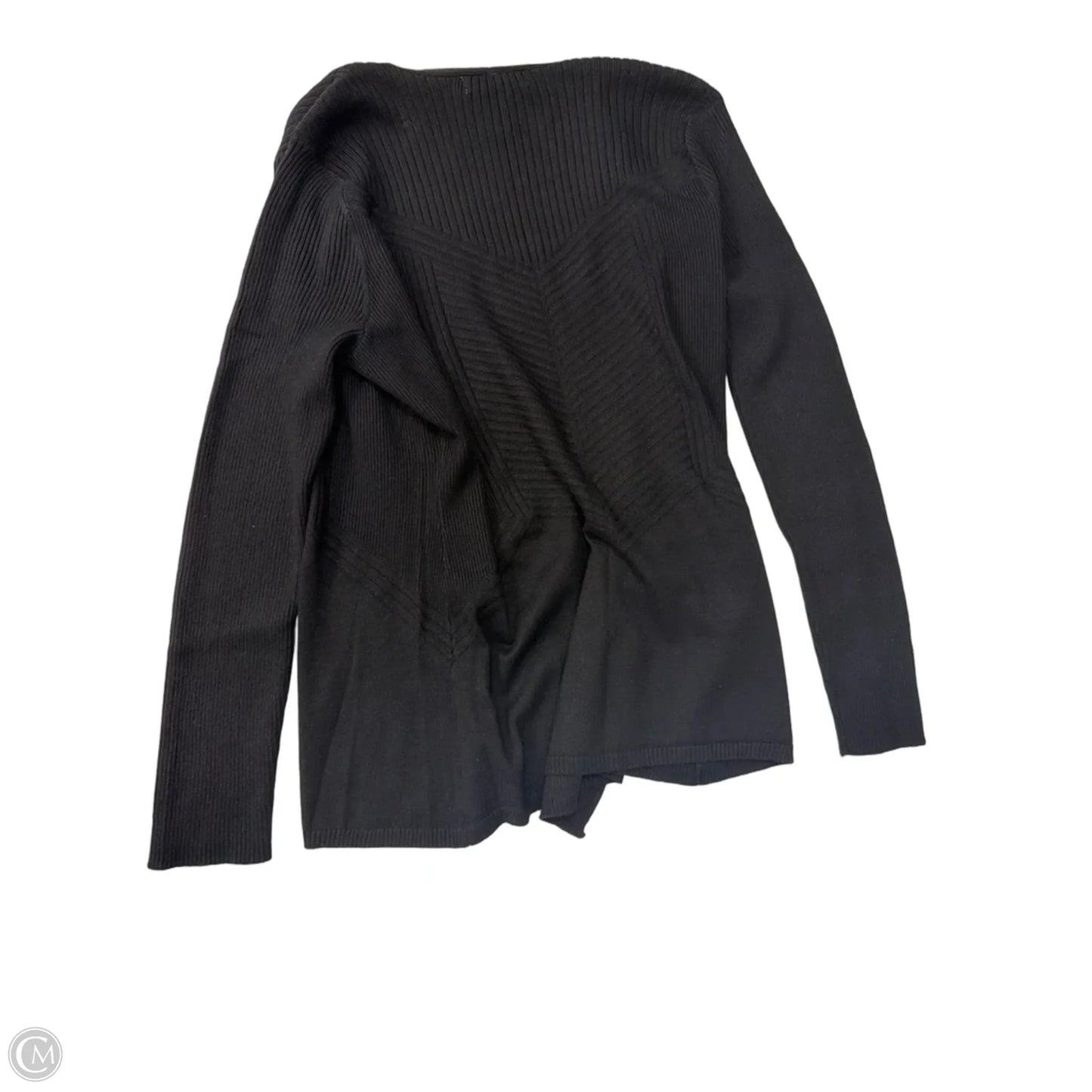 Sweater Cardigan By Retrology In Black, Size: M