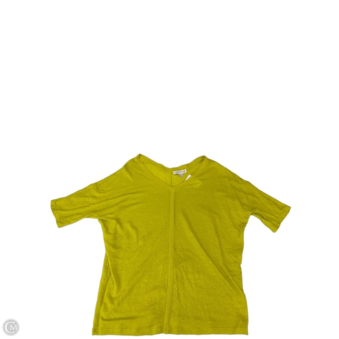 Top Short Sleeve By Coldwater Creek In Green, Size: M
