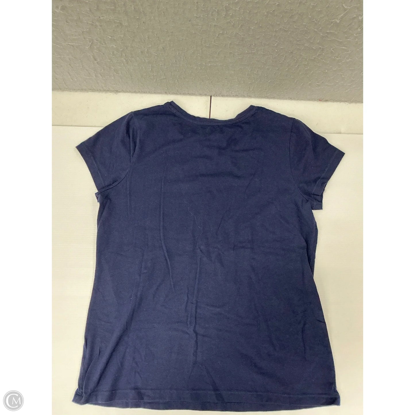 Top Short Sleeve Basic By Sonoma In Blue, Size: L