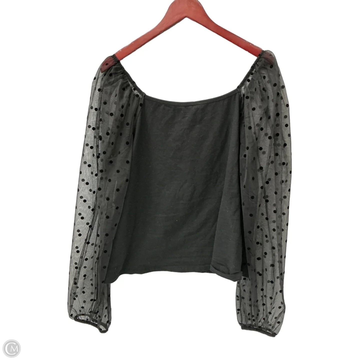 Top Long Sleeve By Torrid In Black, Size: 3x