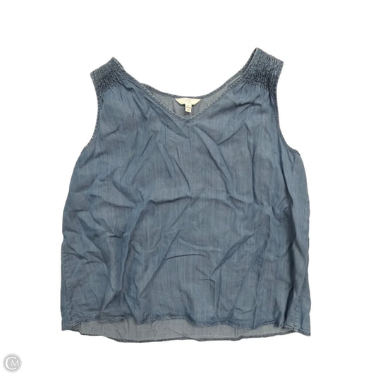Tank Top By Time And Tru In Blue Denim, Size: Xl