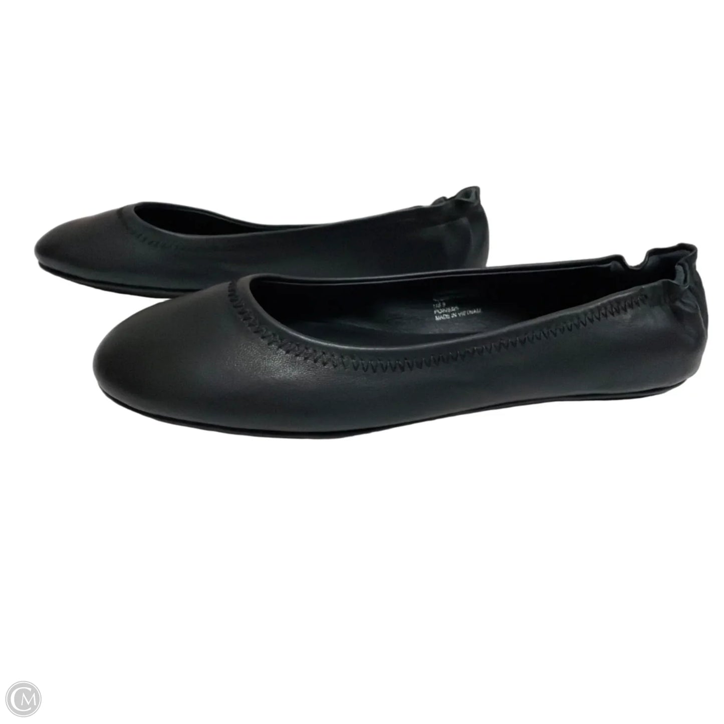 Shoes Flats By Quince In Black, Size: 9