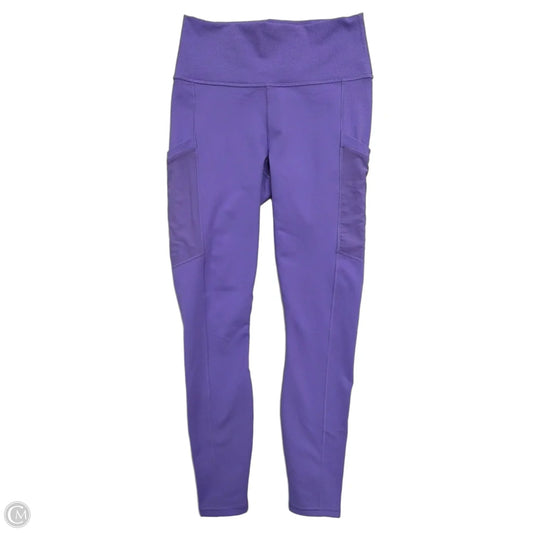 Athletic Leggings By Fabletics In Purple, Size: S