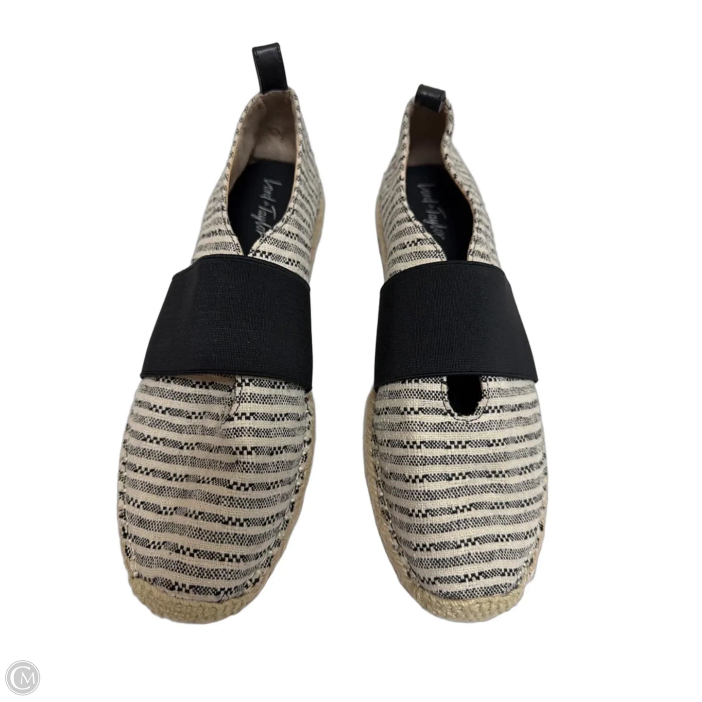 Shoes Flats By Lord And Taylor In Black & Cream, Size: 8.5